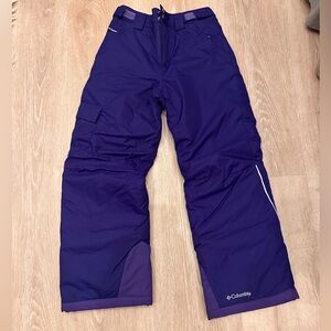 Columbia Kids' Deep Purple Snow Pants